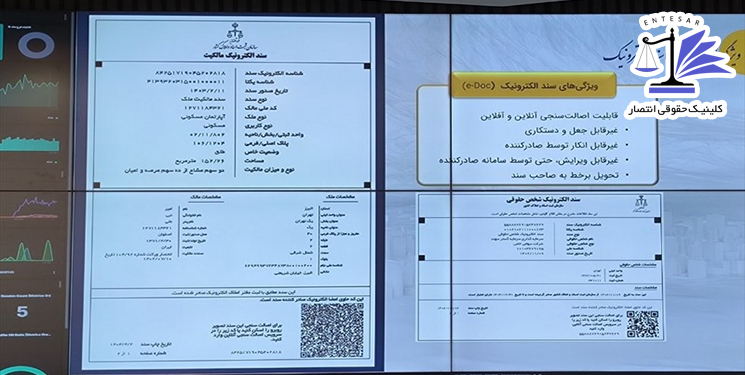 ایران جزو ۱۰ کشور صدور اسناد مالکیت الکترونیکی قرار گرفت